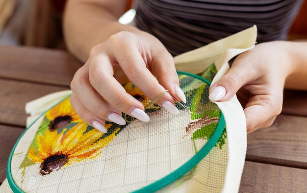 Materiale și fire de broderie